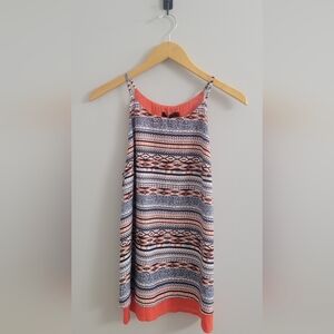 NWT - Cute orange print, THML tank top, size M
